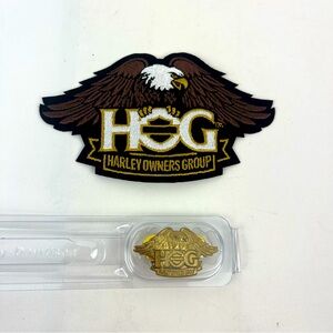Harley Davidson HOG Harley Owners Group patch and pin